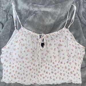 cute flower crop top